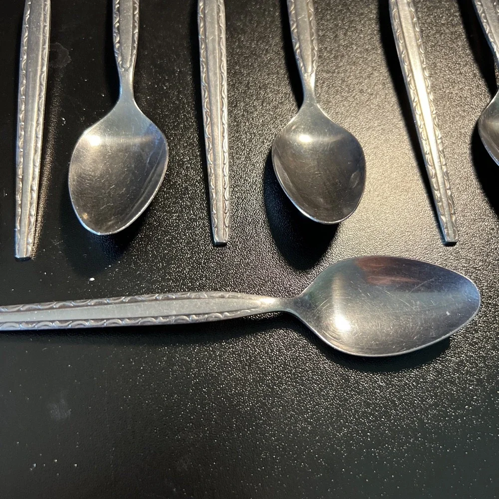 Lot of 12‎ Rogers Co Stanley Roberts ENSENADA Spoons Stainless Flatware 6.75